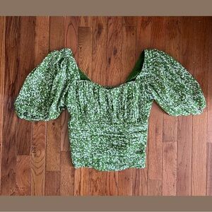 Abercrombie Puff Sleeve Top